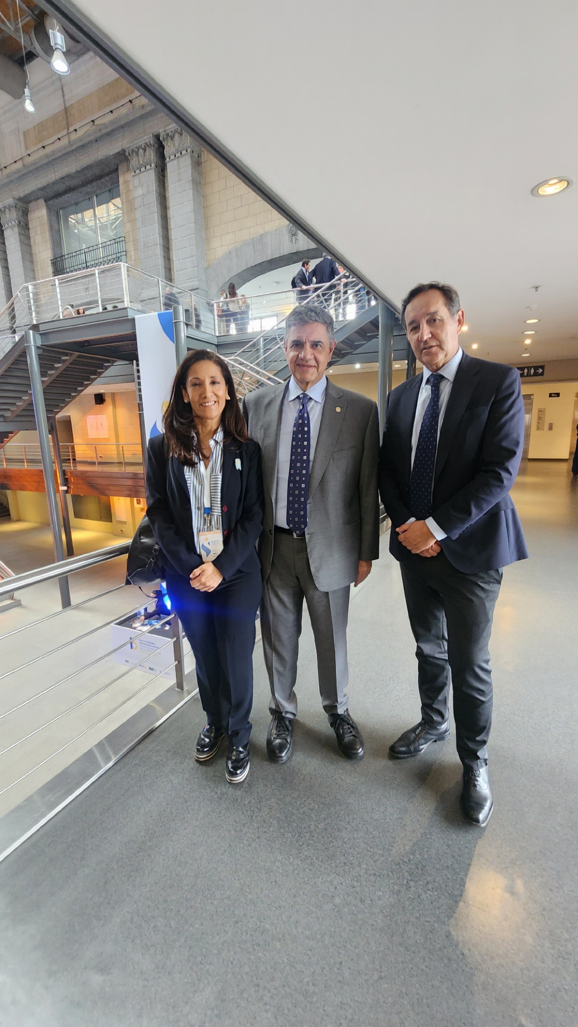 Patricia con Jorge Macri y Pompeo