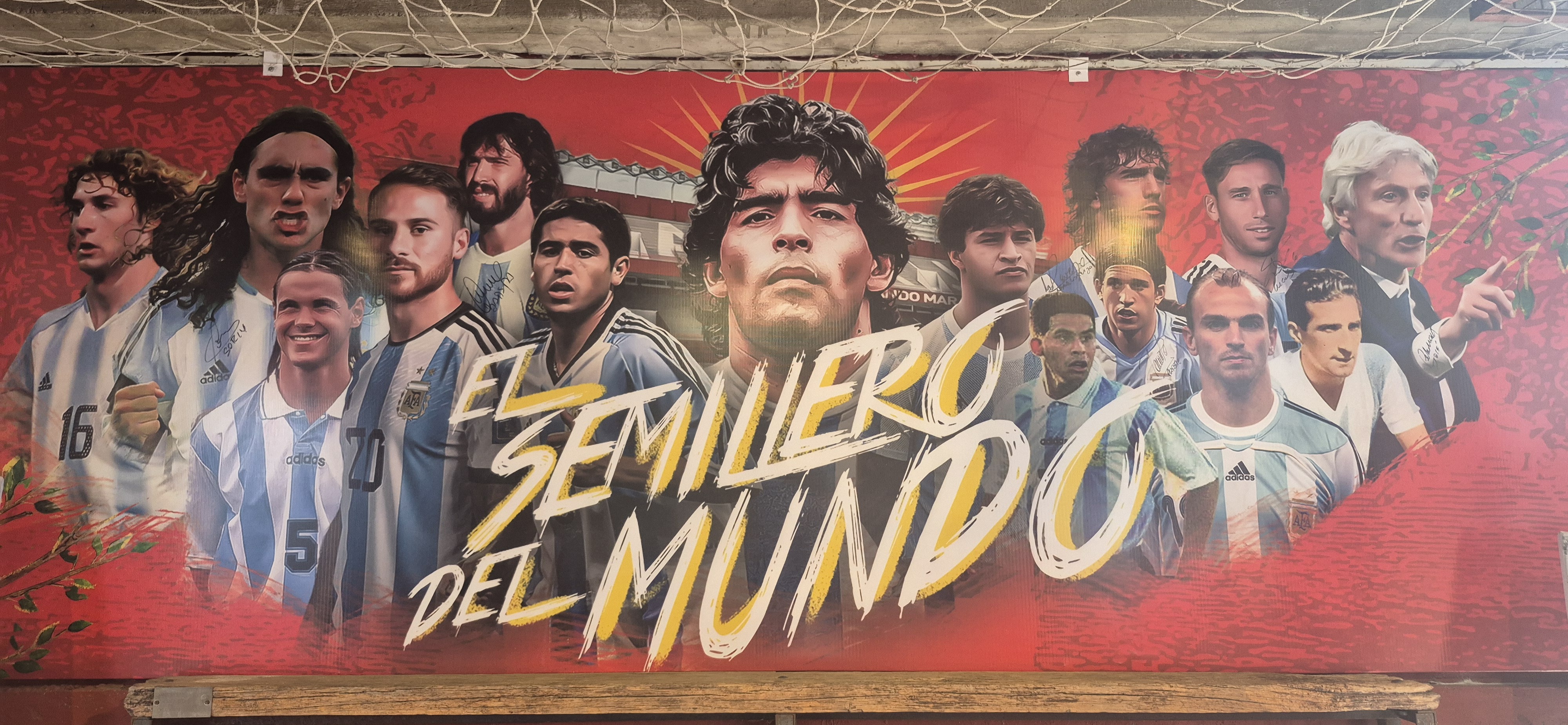 Mural El Semillero del Mundo Argentinos Juniors