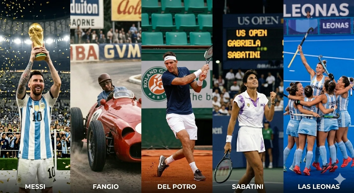 Cambiaso, Ginóbili, Cabrera, Pareto, Pichot
