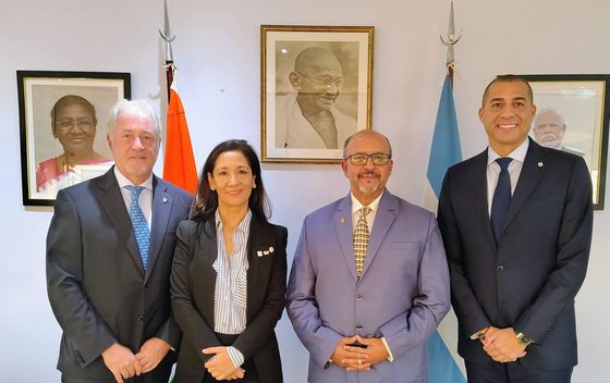 Encuentro en la Embajada de India con referentes de River Plate