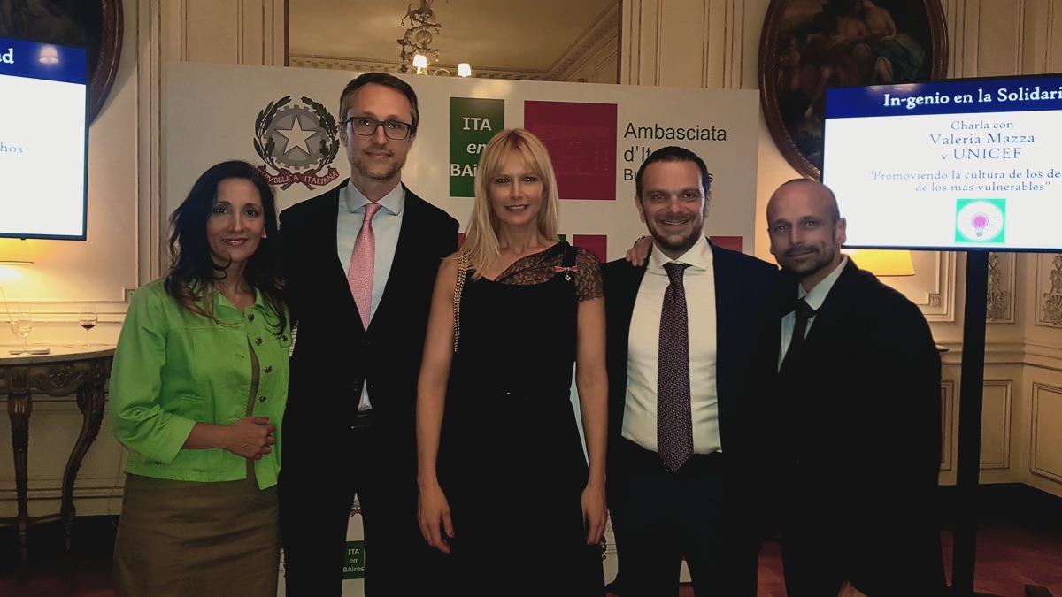 Valeria Mazza — Embajada de Italia y UNICEF